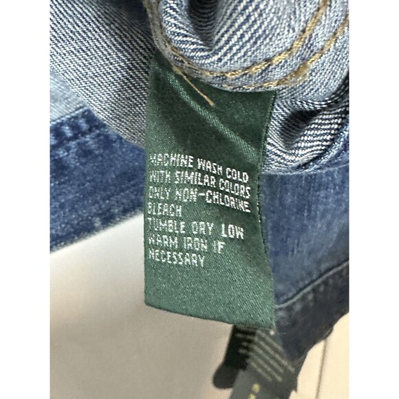 Lauren Jeans Co. Premium Denim Jacket Women’s Blue Jean Jacket Sz 2x - Picture 6 of 10